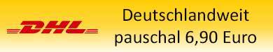 Deutschlandweiter Versand per DHL pauschal nur 6,90 Euro