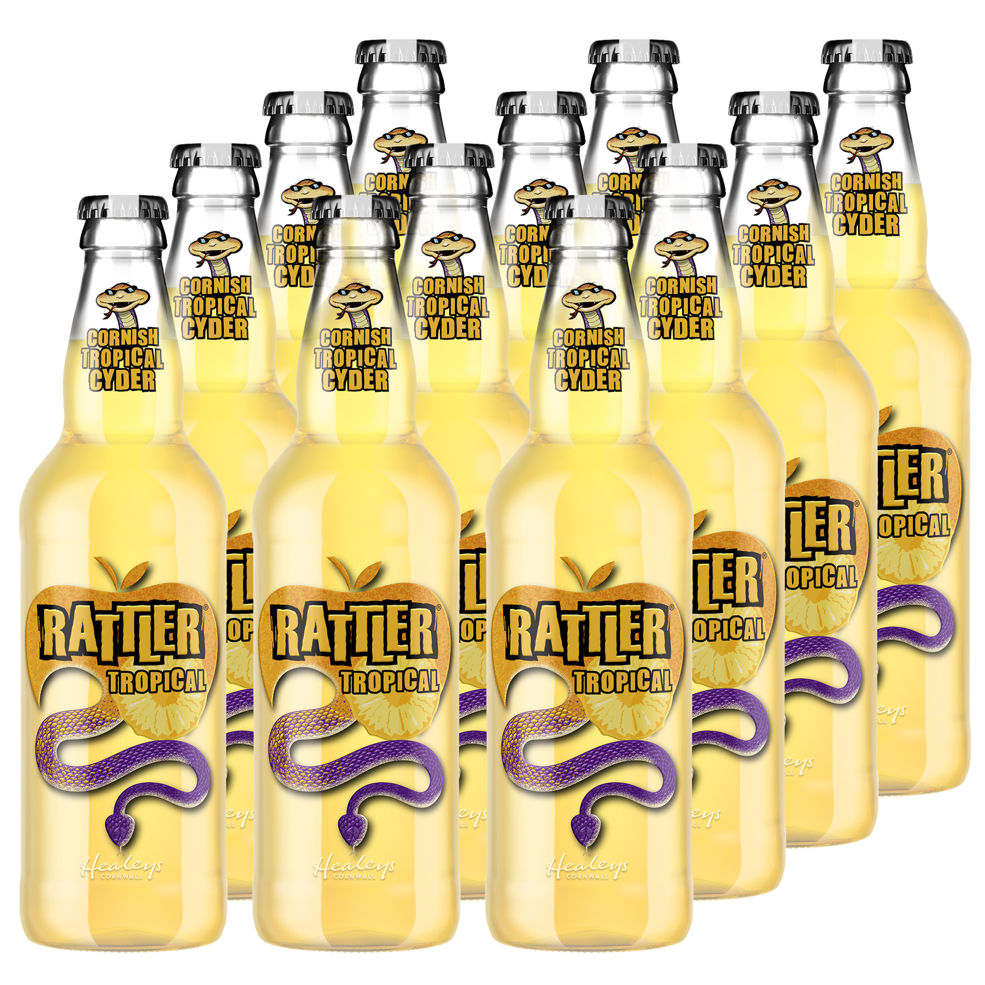 Rattler Tropical Cornish Cider 12x500ml