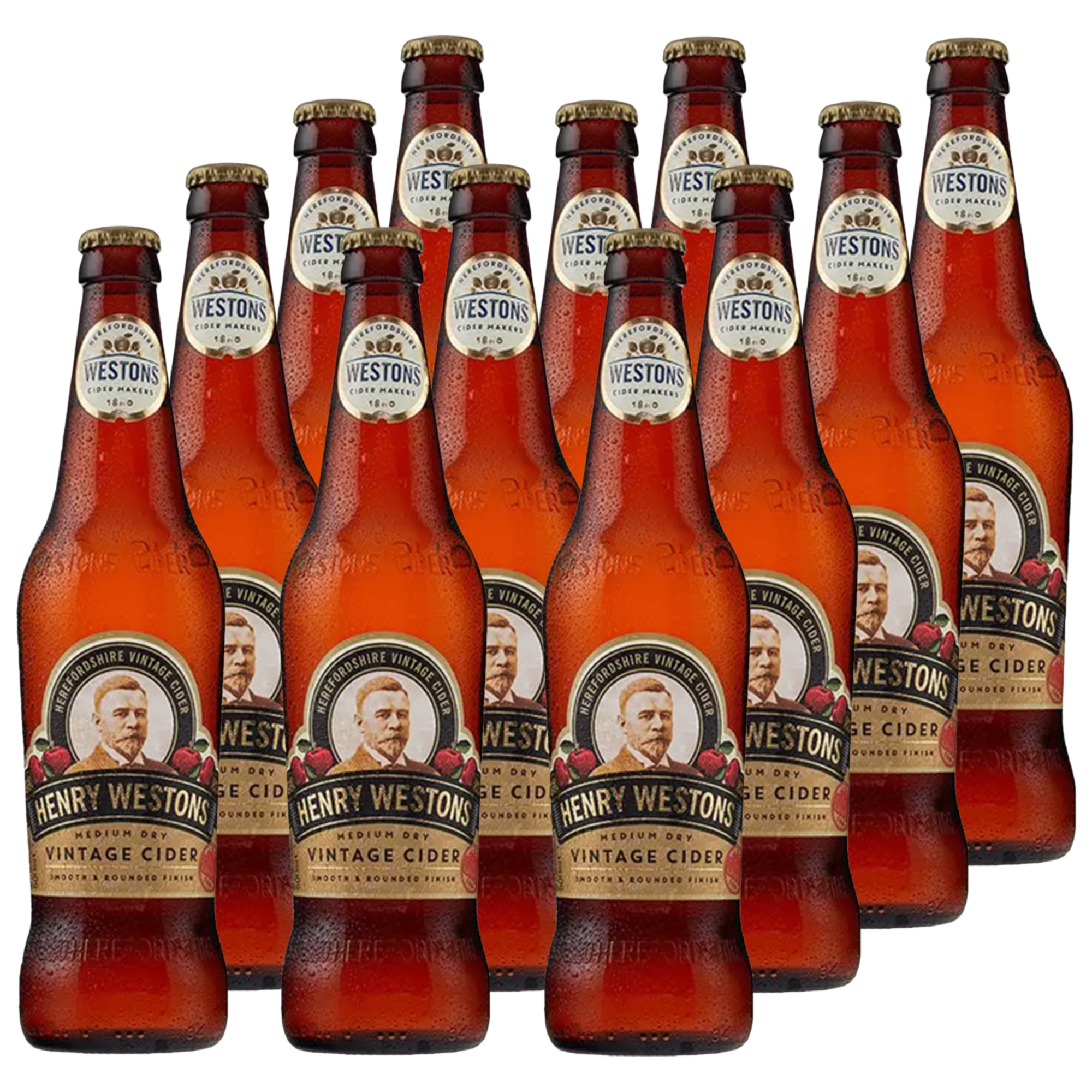 Henry Weston’s Medium Dry Gold Vintage Cider 12x500ml Henry Weston’s Medium Dry Gold Vintage Cider 12x500ml