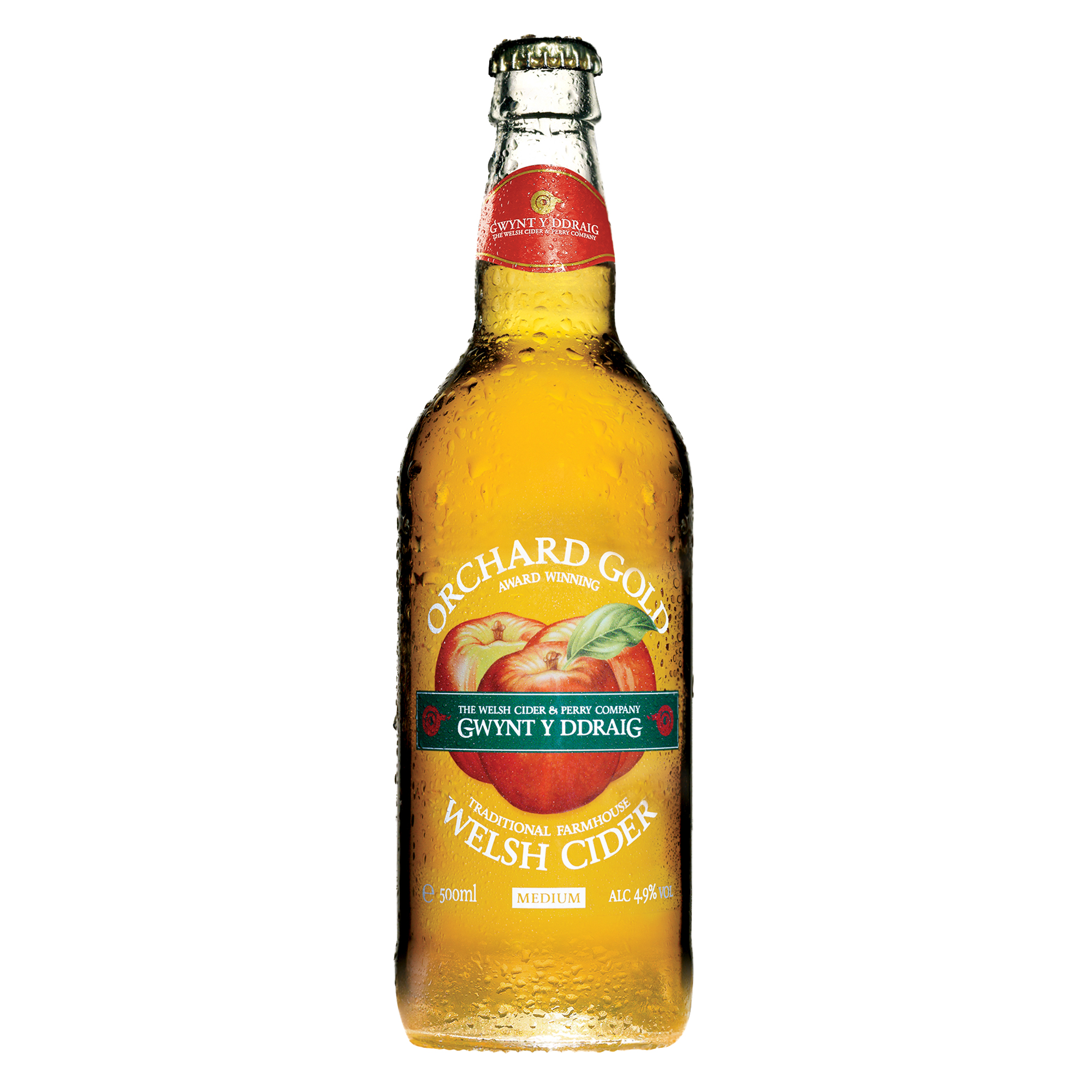 Gwynt y Ddraig Orchard Gold Cider 500ml Gwynt y Ddraig Orchard Gold Cider 500ml