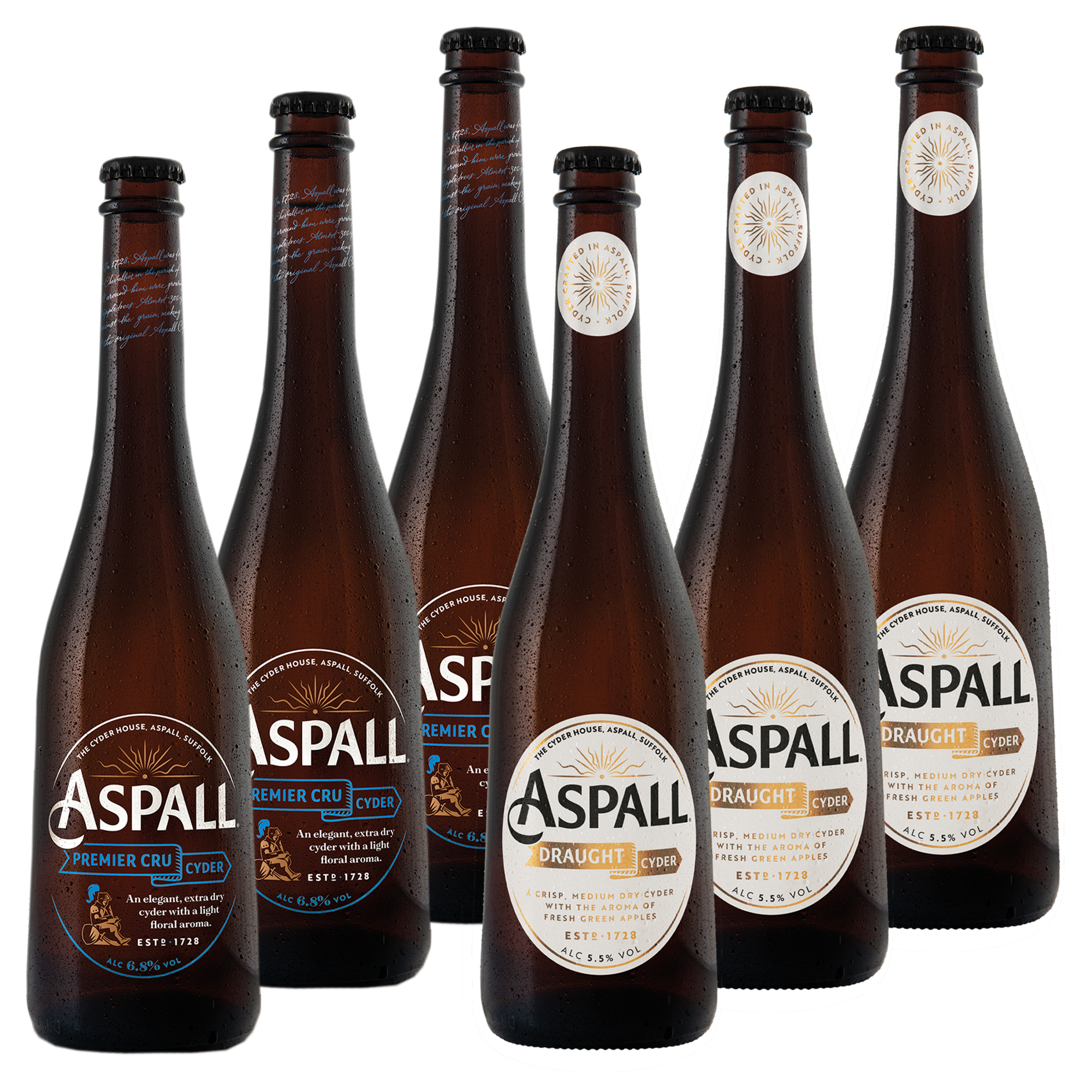 Aspall Cyder-Package 3x Dry & 3x Crisp 6x500ml Aspall Cyder-Package 3x Dry & 3x Crisp 6x500ml