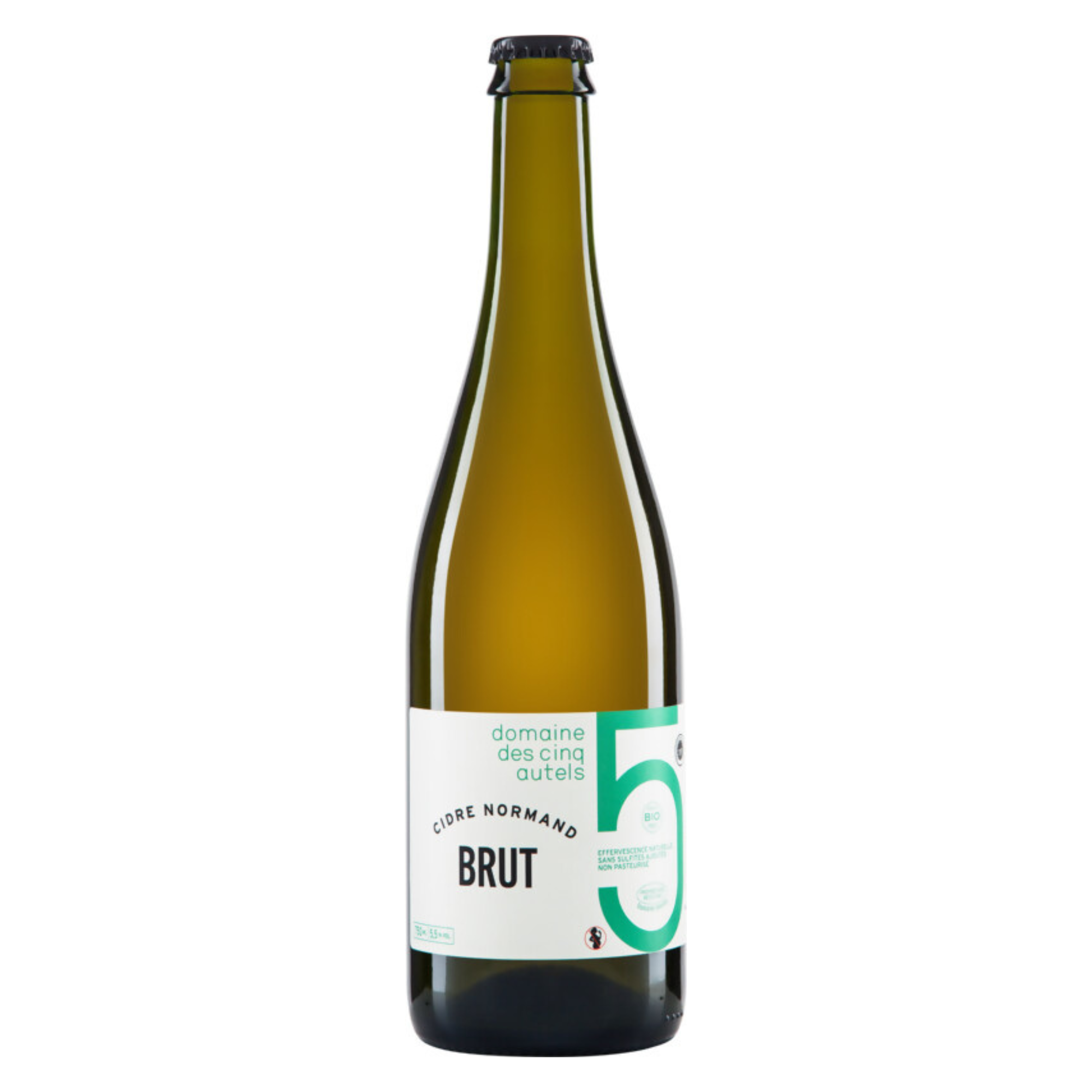 Domaine des cinq Autels Bio-Cidre Normand Brut 750ml Domaine des cinq Autels Bio-Cidre Normand Brut 750ml
