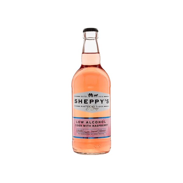 Sheppy's Low Alcohol Raspberry Cider 500ml