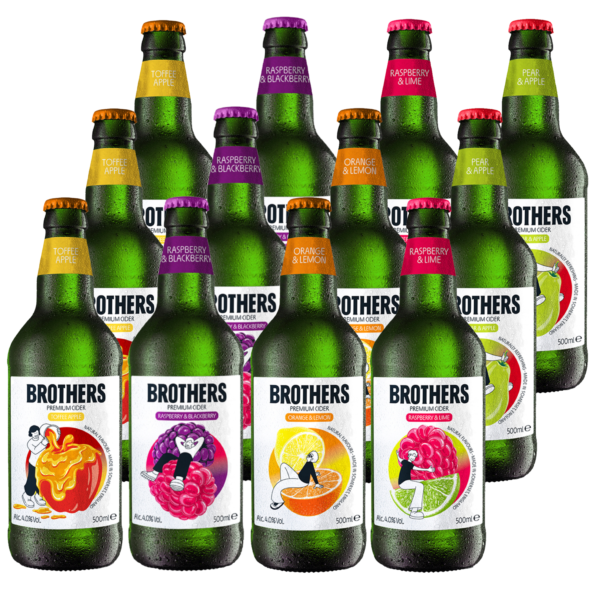 Brothers Small Cider Package 12x500ml