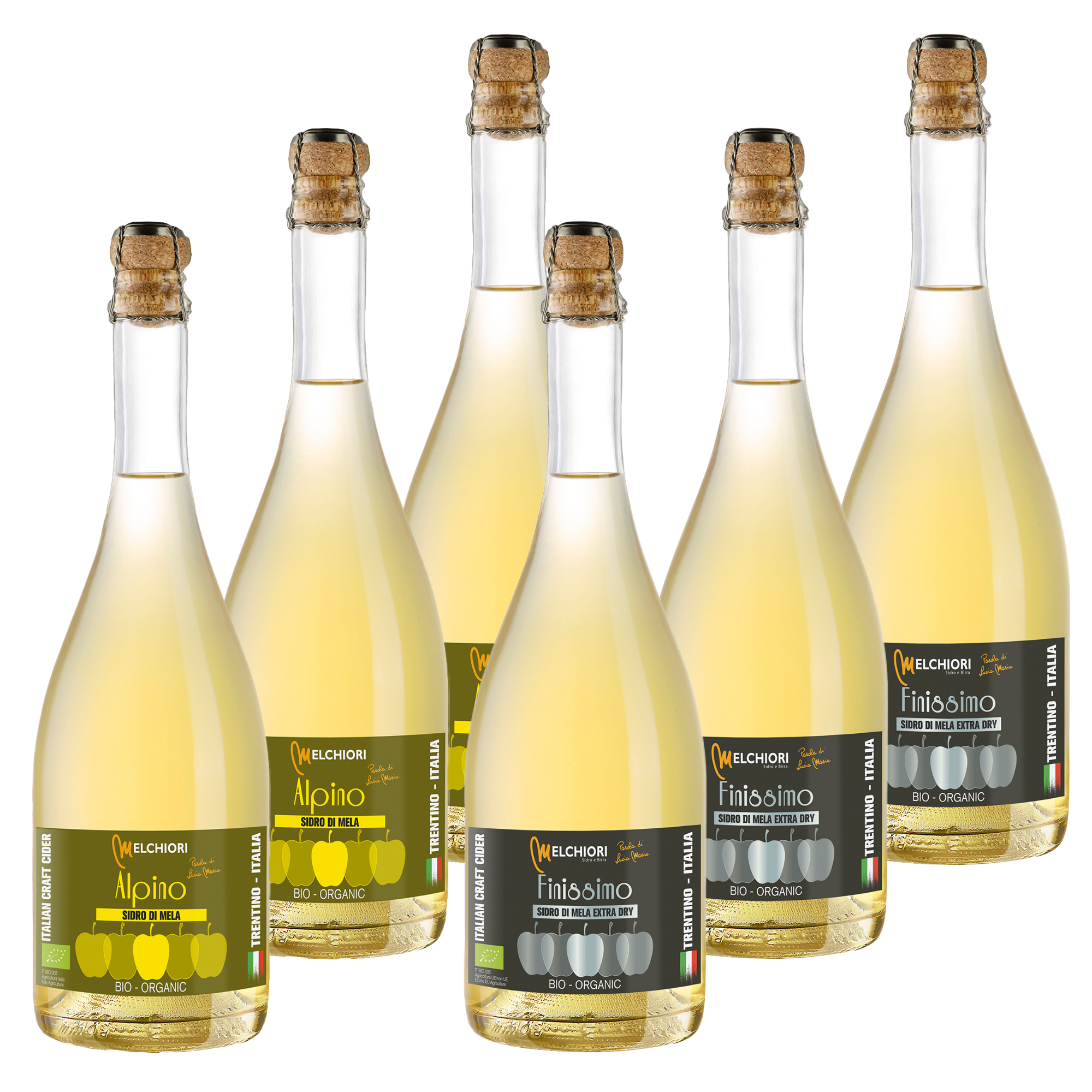 Melchiori - The Organic Collection 1 6x750ml Melchiori - The Organic Collection 1 6x750ml