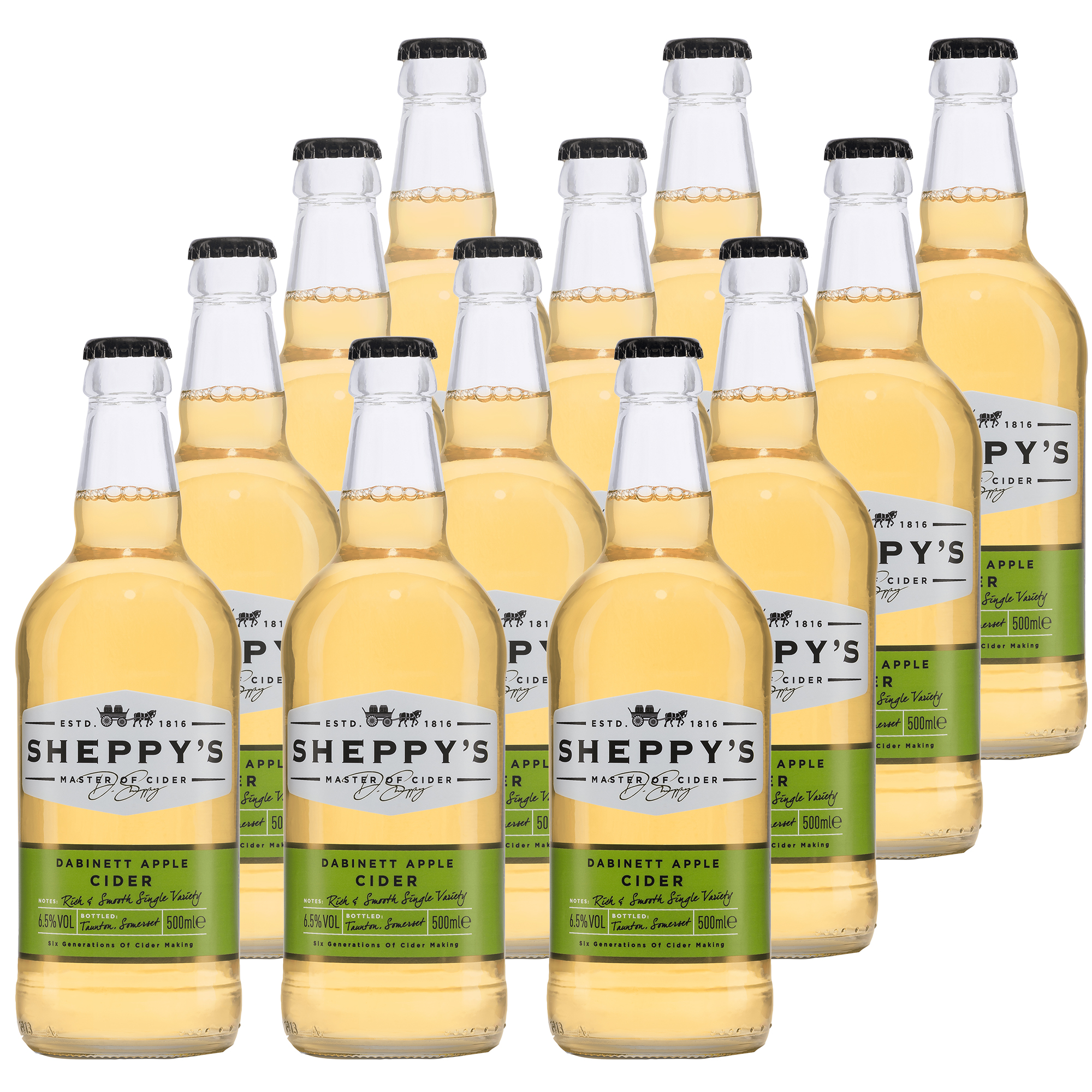 Sheppy's Dabinett Apple Cider 12x500ml Sheppy's Dabinett Apple Cider 12x500ml
