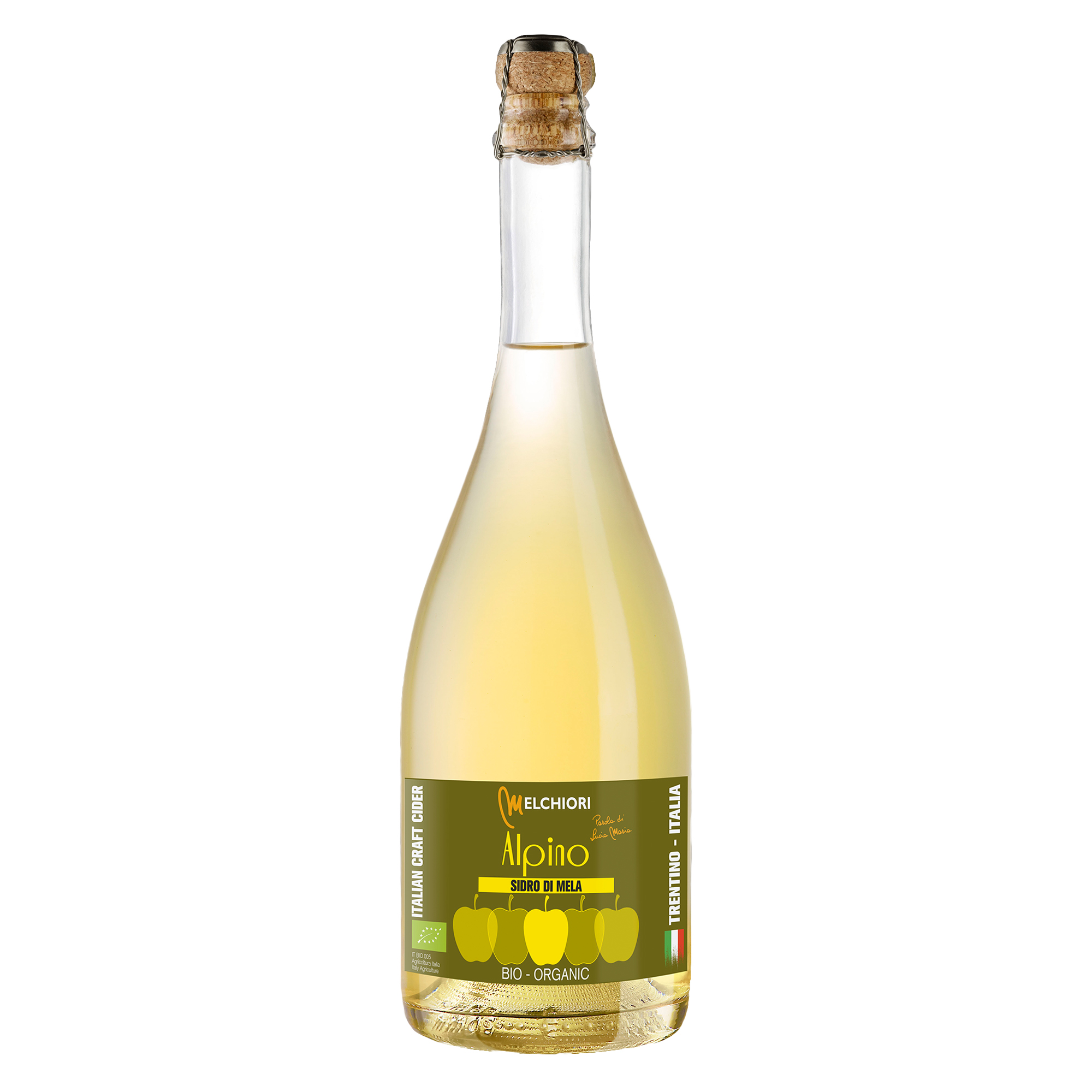 Melchiori Alpino Medium Bio-Cider 750ml Melchiori Alpino Medium Bio-Cider 750ml