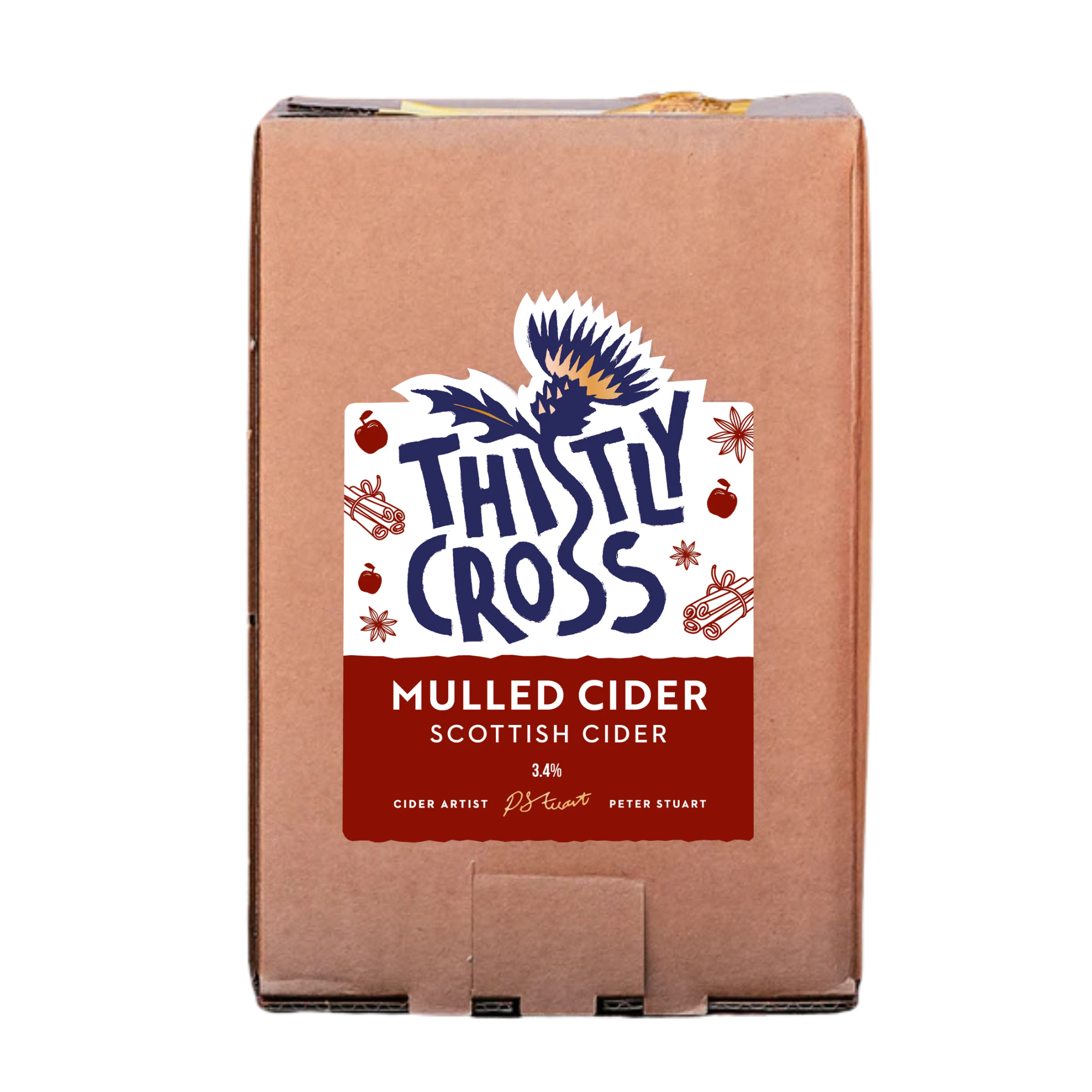 Thistly Cross Mulled Cider 5 Liter Bag-in-Box
