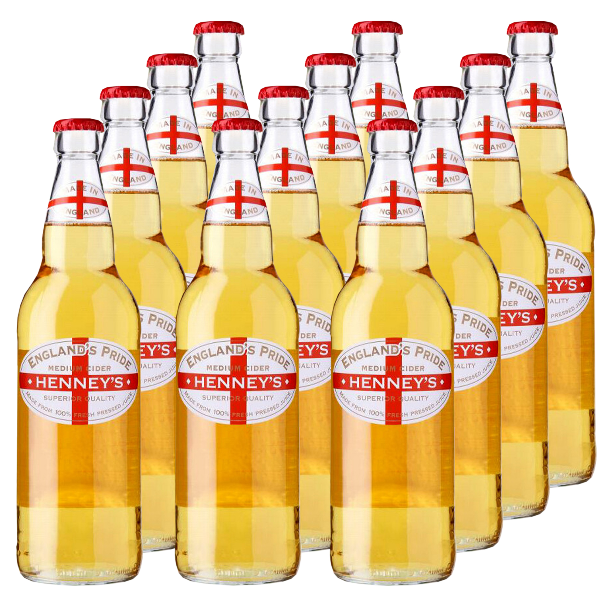 Henney's England's Pride Medium Cider 12x500ml Henney's England's Pride Medium Cider 12x500ml