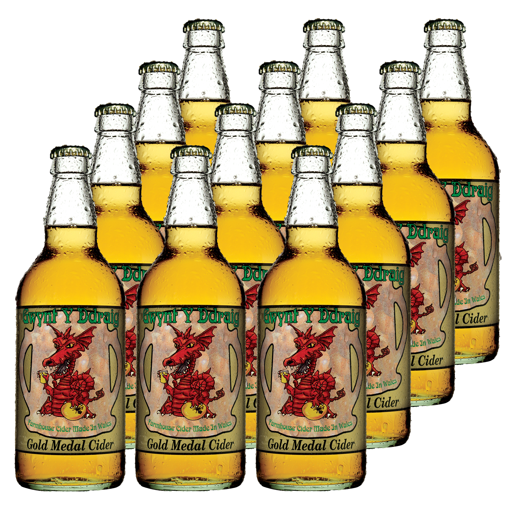 Gwynt y Ddraig Gold Medal Cider 12x500ml Gwynt y Ddraig Gold Medal Cider 12x500ml