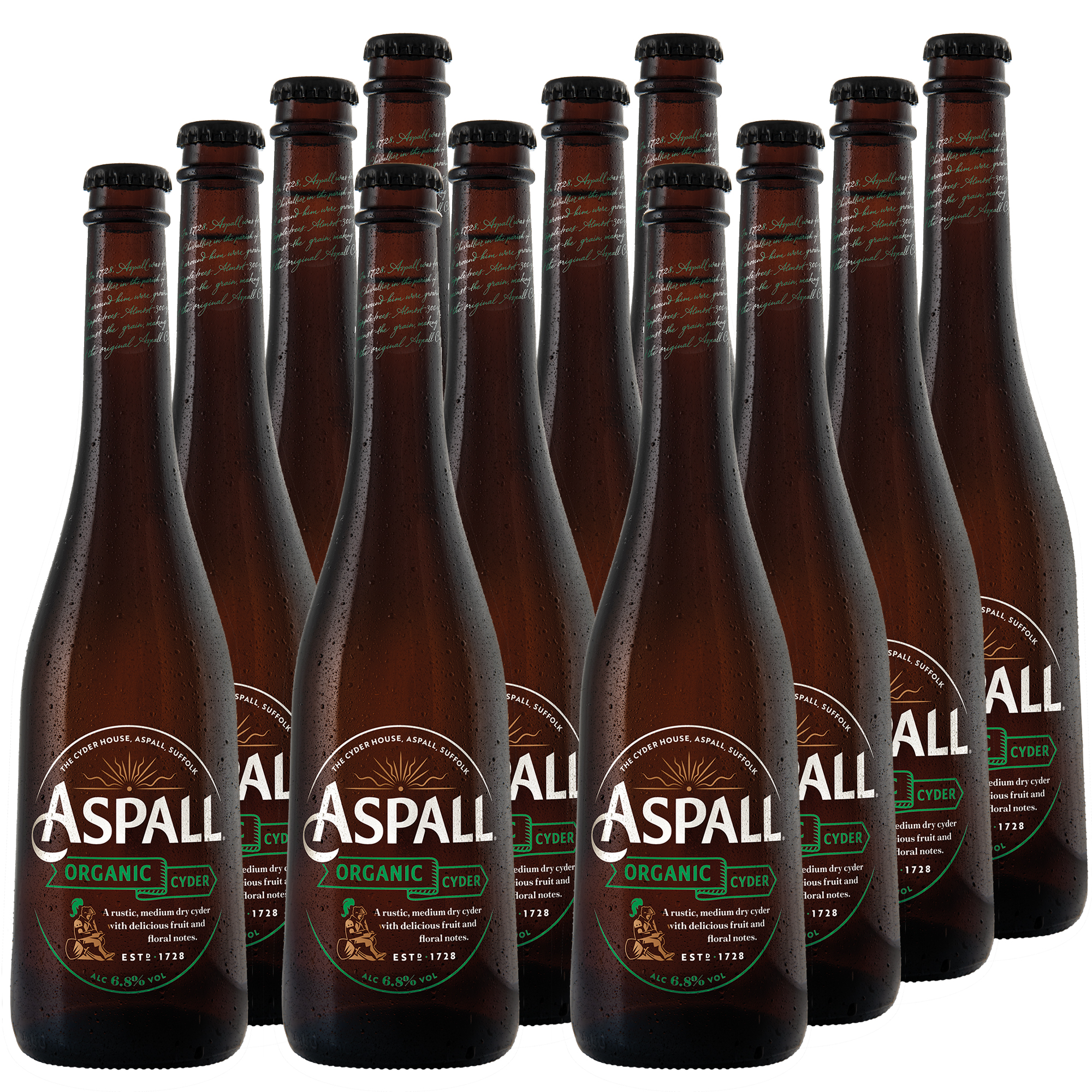 Aspall Organic Suffolk Cyder 12x500ml Aspall Organic Suffolk Cyder 12x500ml