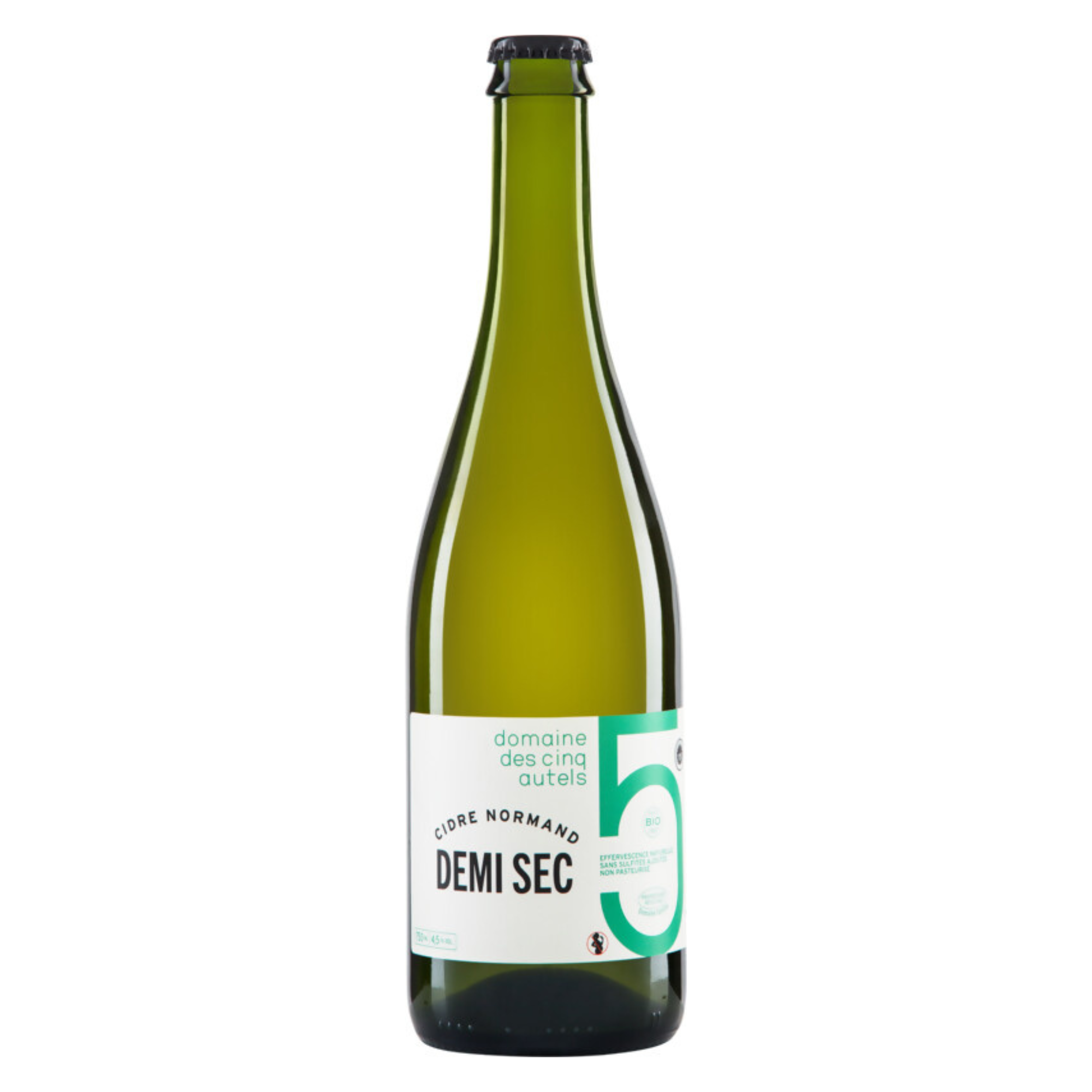 Domaine des cinq Autels Bio-Cidre Normand Demi Sec 750ml Domaine des cinq Autels Bio-Cidre Normand Demi Sec 750ml
