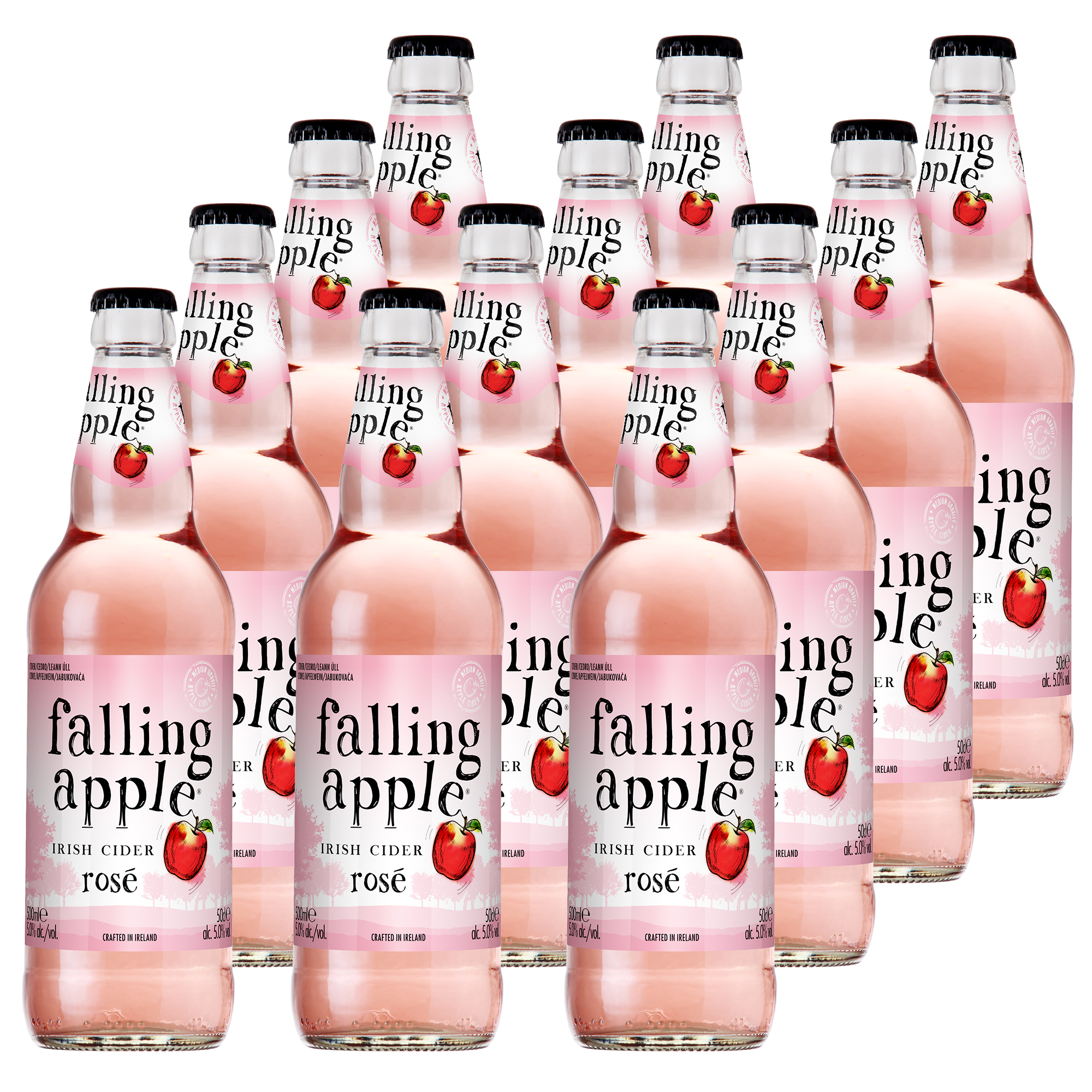Falling Apple Rosé Cider 12x500ml Falling Apple Rosé Cider 12x500ml