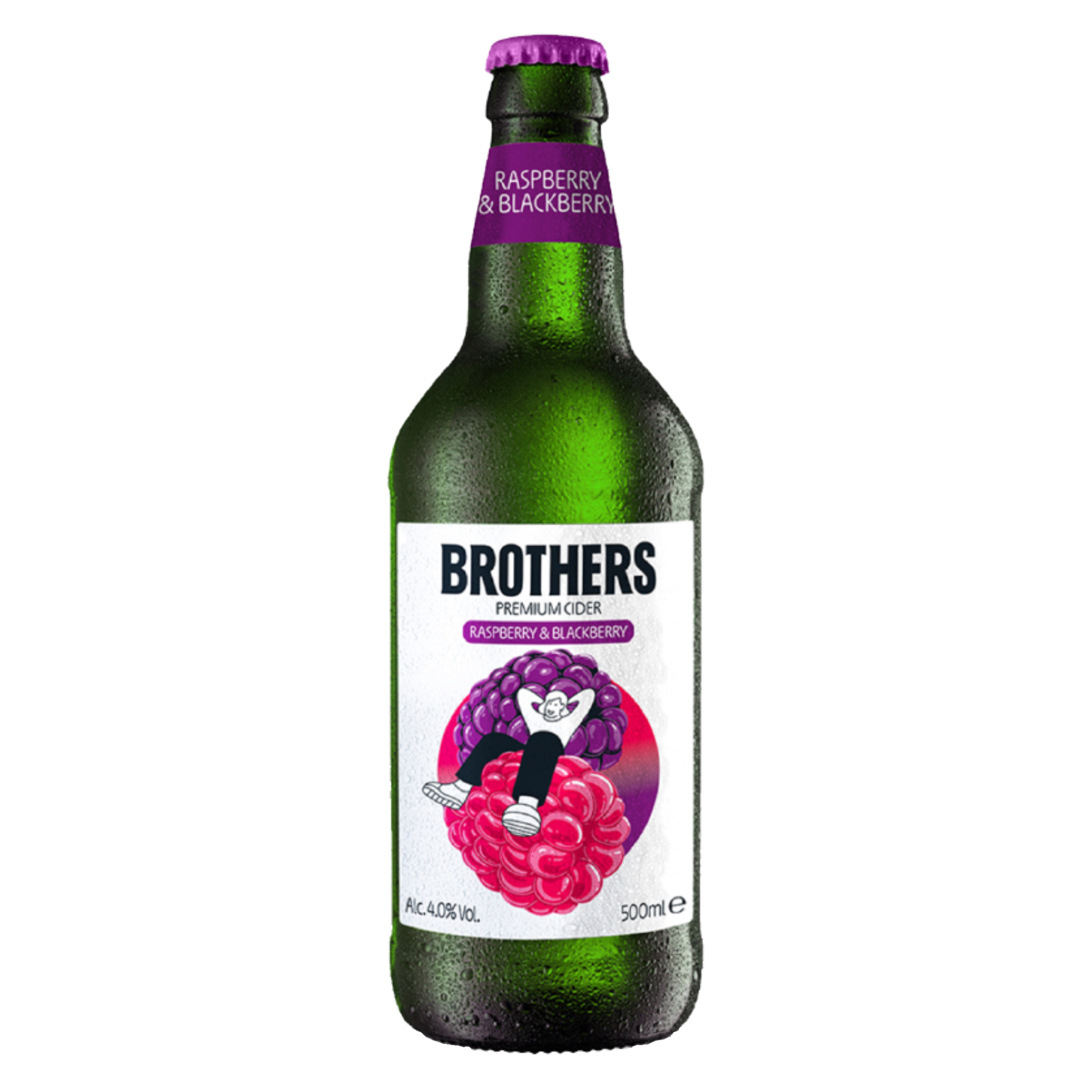 Brothers Raspberry & Blackberry Cider 500ml Brothers Raspberry & Blackberry Cider 500ml