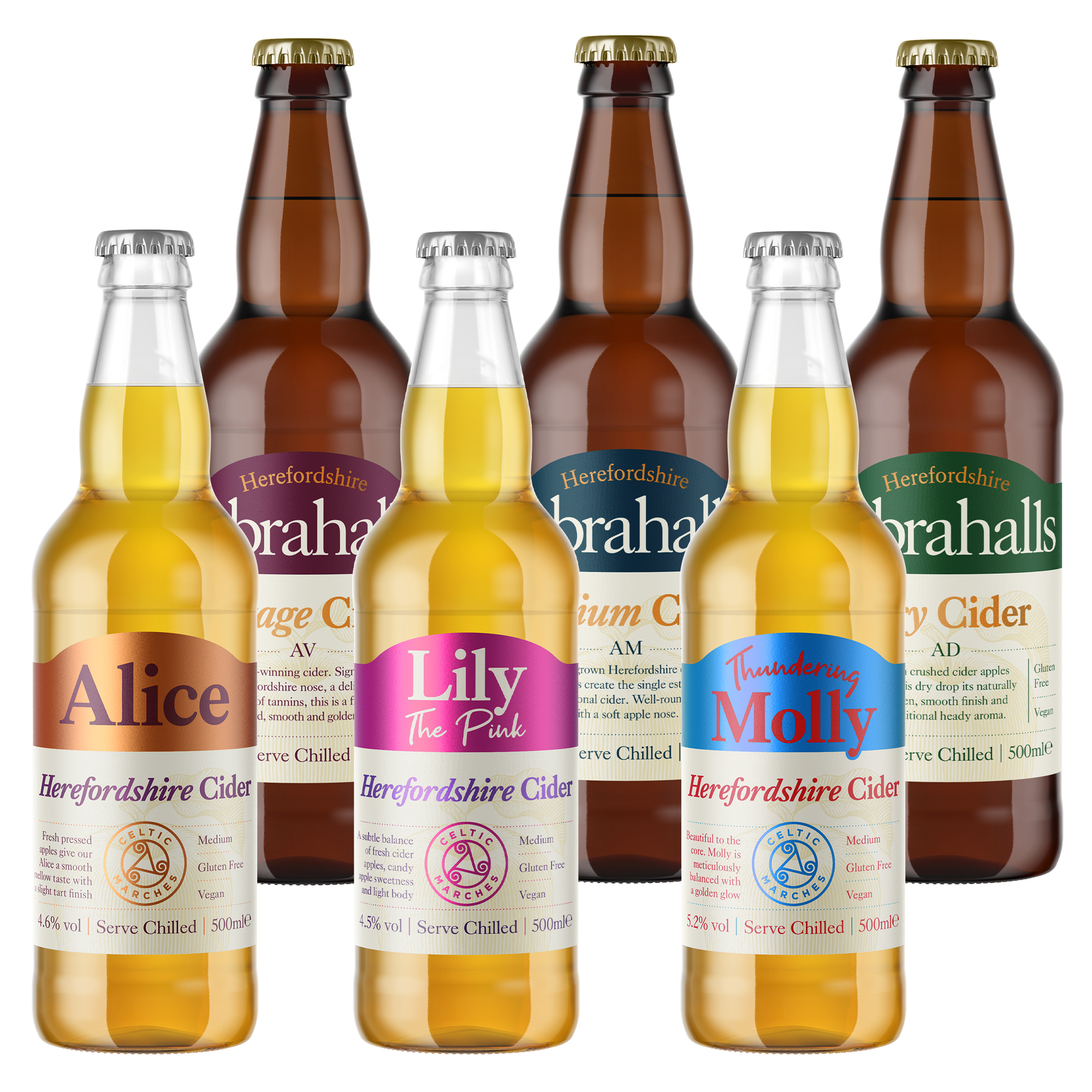 Celtic Marches Cider - The Collection 6x500ml Celtic Marches Cider - The Collection 6x500ml