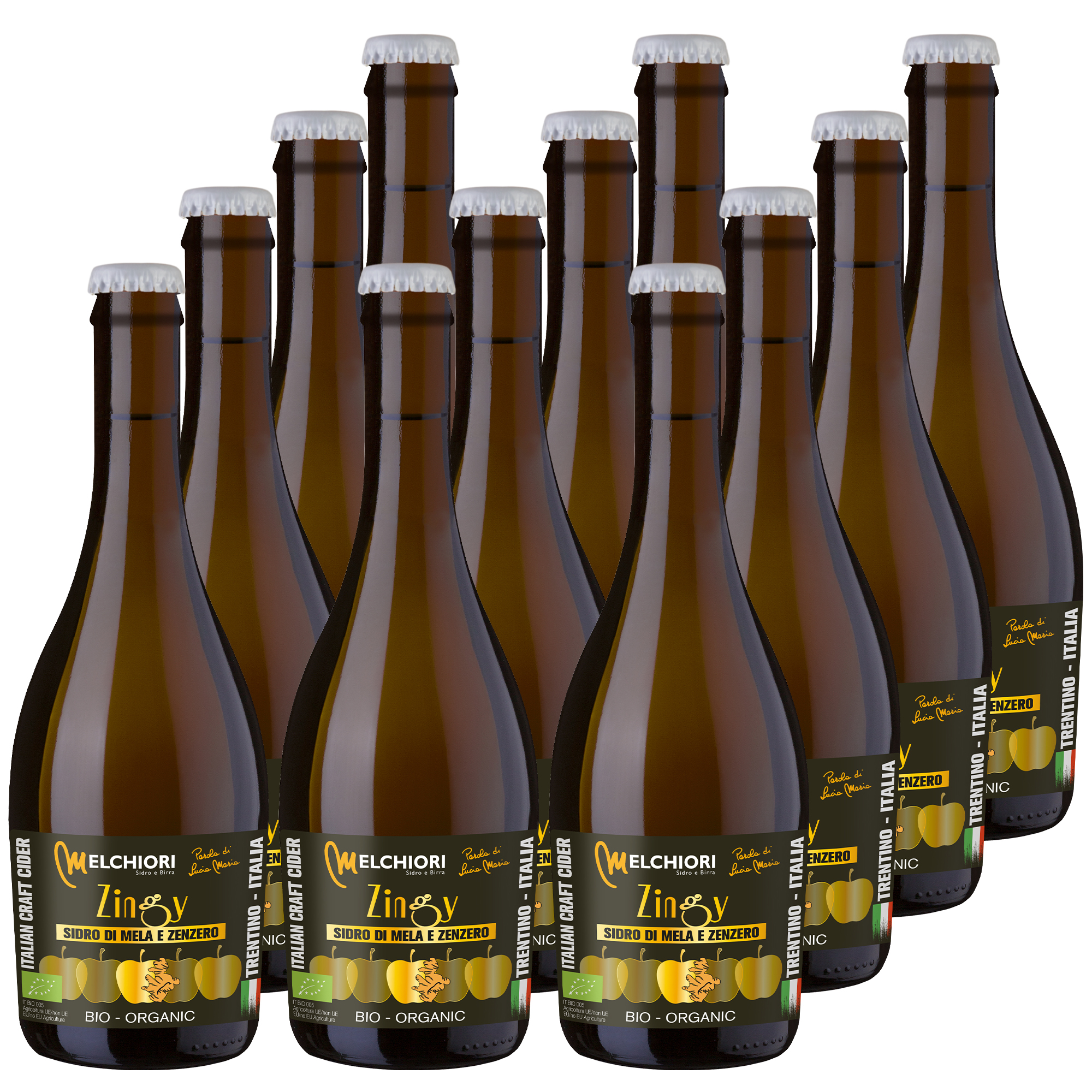 Melchiori Zingy Organic Ginger Cider 12x500ml Melchiori Zingy Organic Ginger Cider 12x500ml