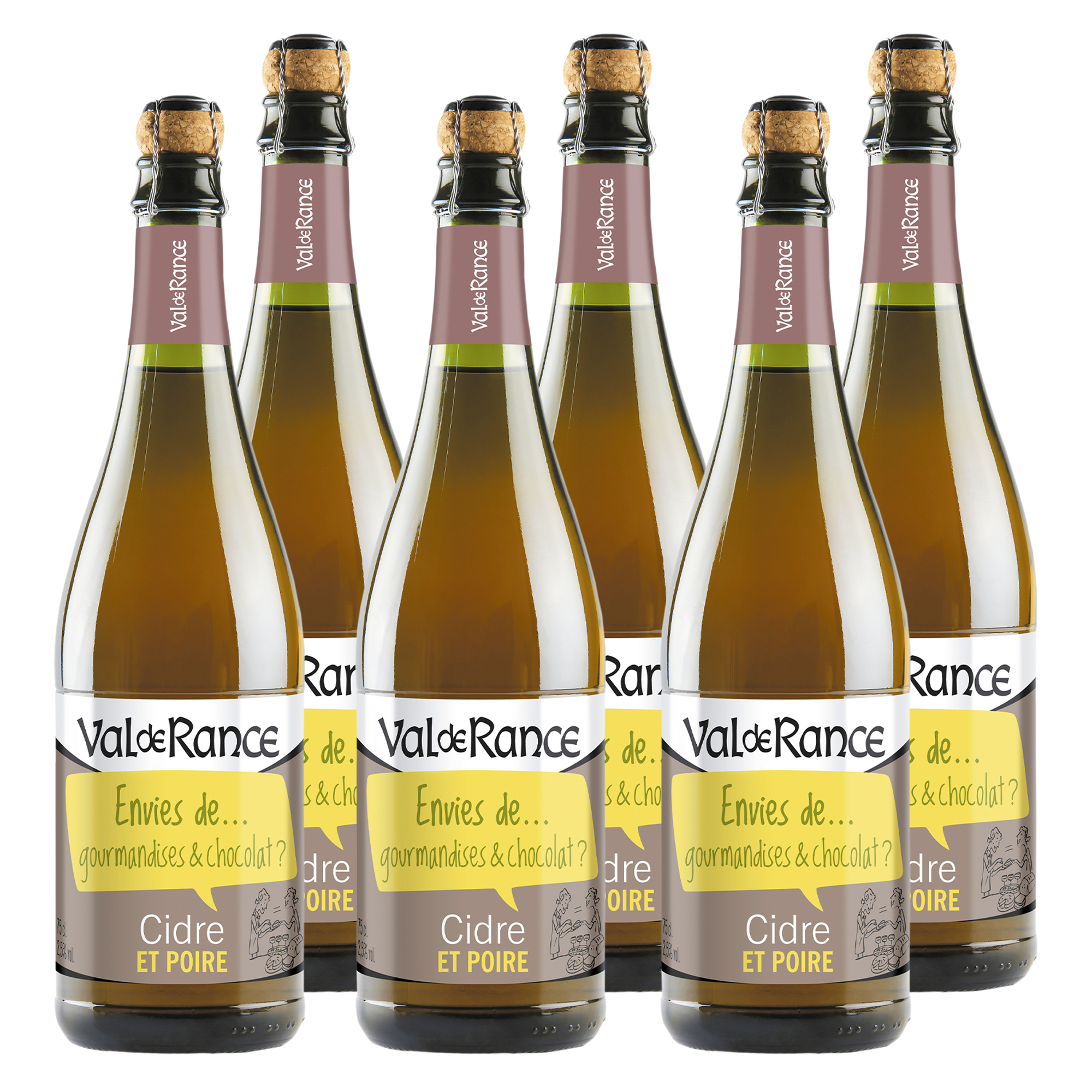 Val de Rance Cidre et Poire 6x750ml Val de Rance Cidre et Poire 6x750ml
