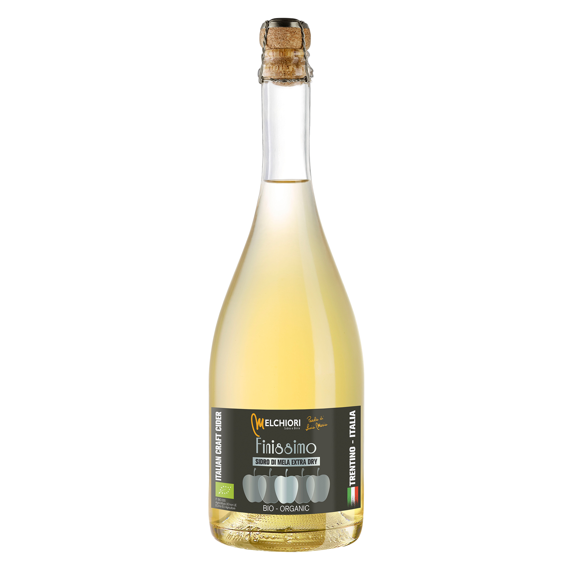 Melchiori Bollicine Sweet Bio-Cider 750ml Melchiori Bollicine Sweet Bio-Cider 750ml