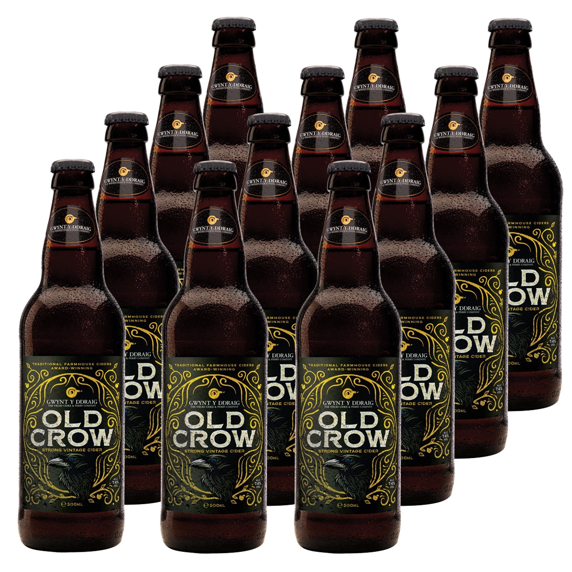 Gwynt y Ddraig Old Crow Cider 12x500ml Gwynt y Ddraig Old Crow Cider 12x500ml