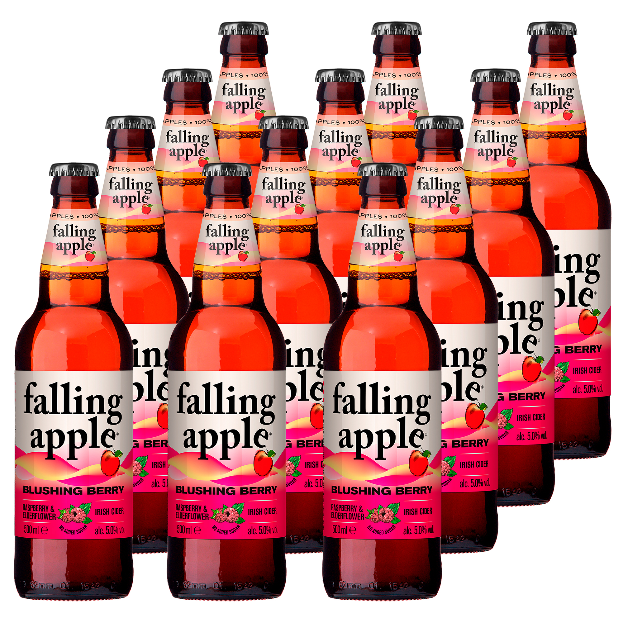 Falling Apple Blushing Berry Cider 12x500ml Falling Apple Blushing Berry Cider 12x500ml