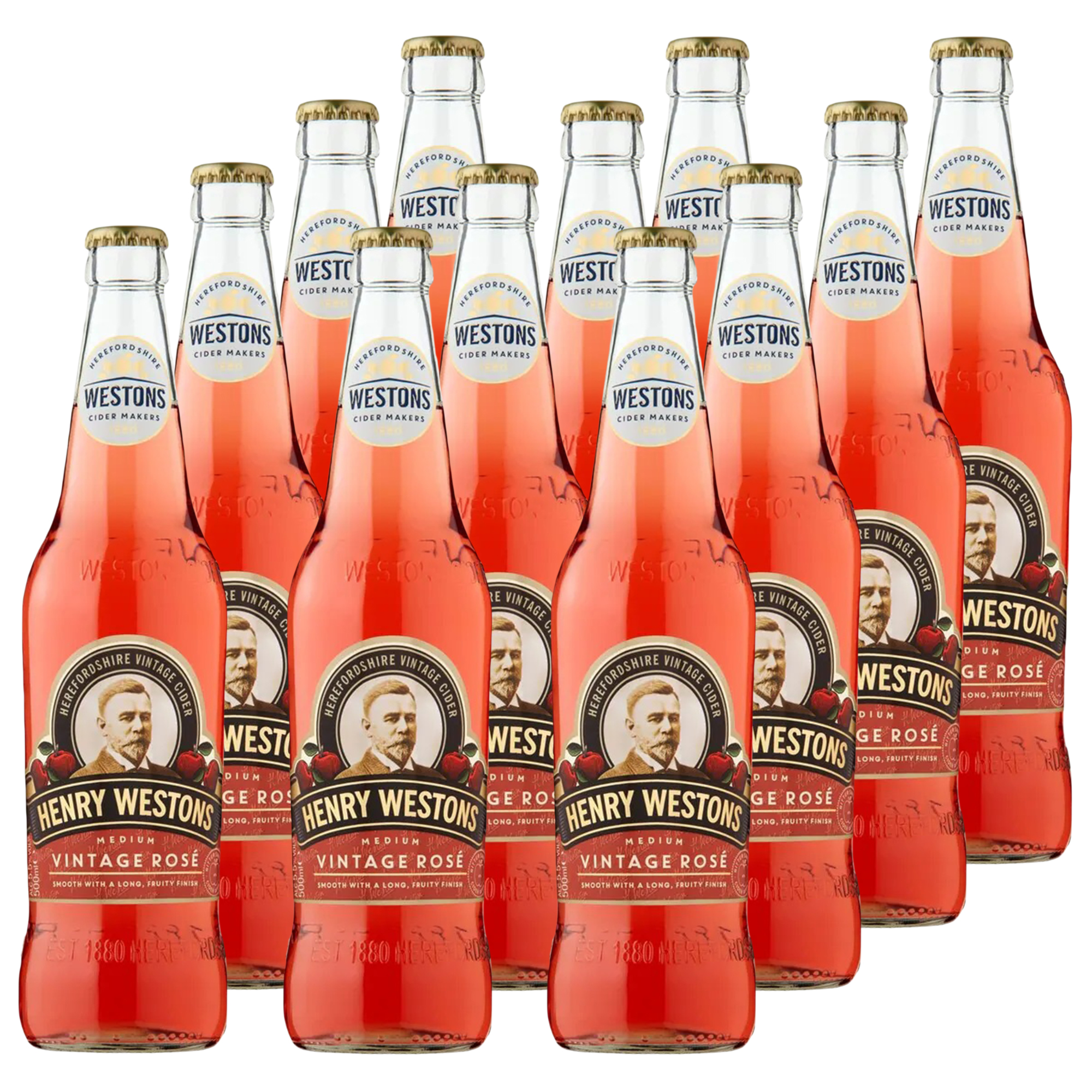 Henry Weston’s Vintage Rosé Cider 12x500ml Henry Weston’s Vintage Rosé Cider 12x500ml