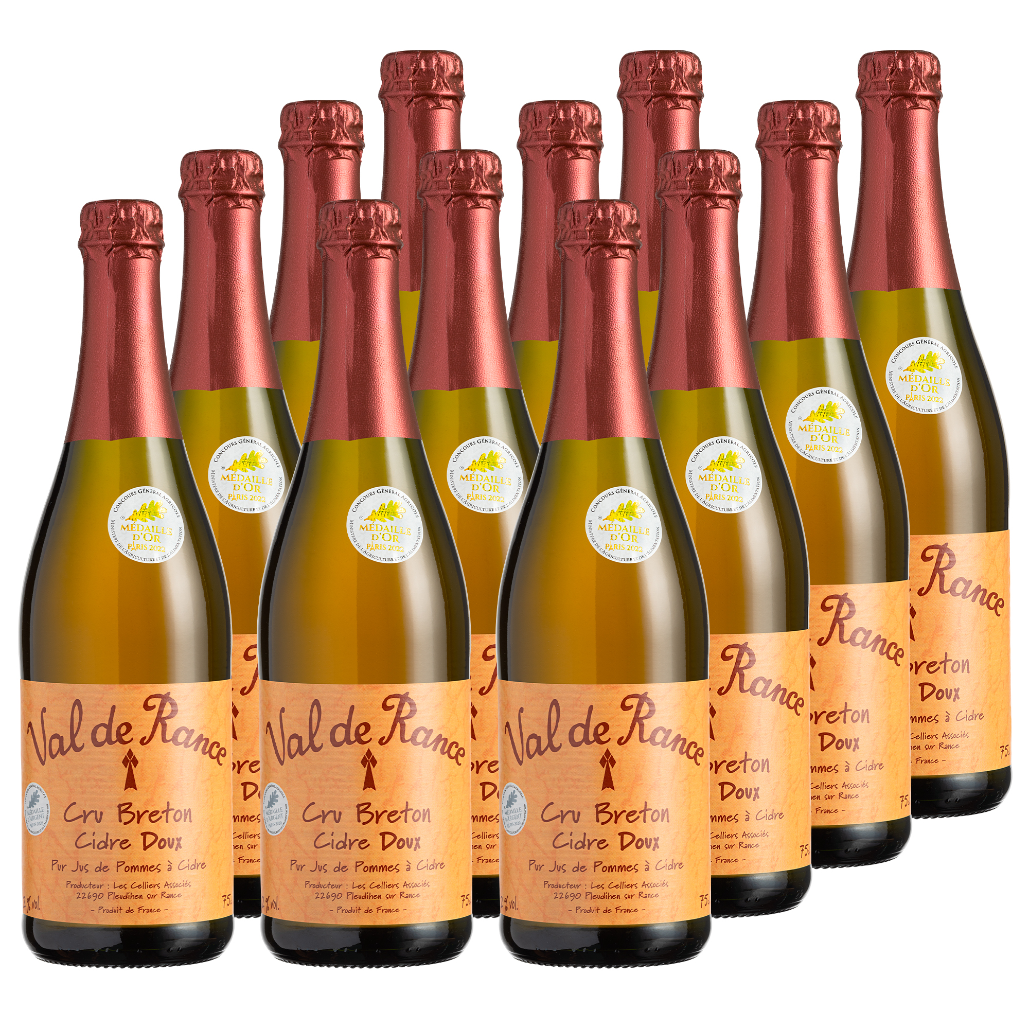 Val de Rance Cru Breton Cidre Doux 12x750ml Val de Rance Cru Breton Cidre Doux 12x750ml