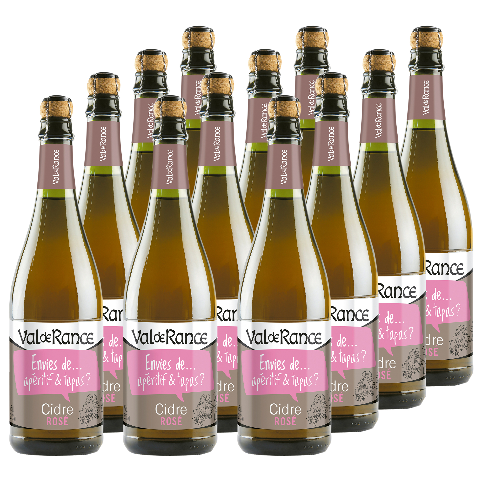 Val de Rance Cidre Rosé 12x750ml Val de Rance Cidre Rosé 12x750ml