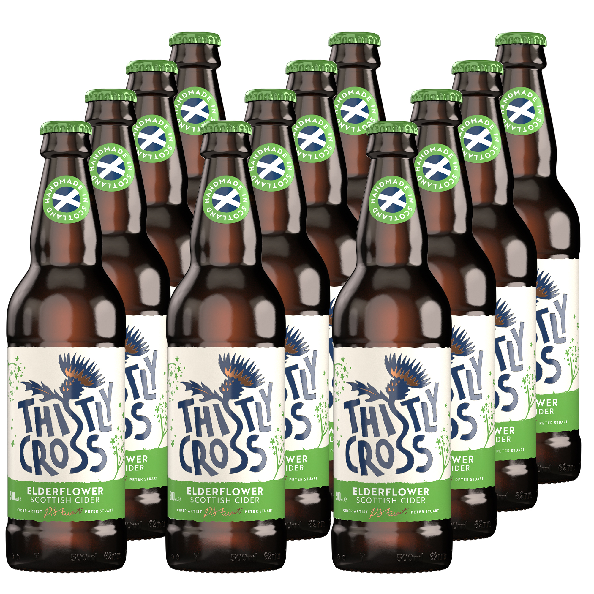 Thistly Cross Elderflower Cider 12x500ml Thistly Cross Elderflower Cider 12x500ml