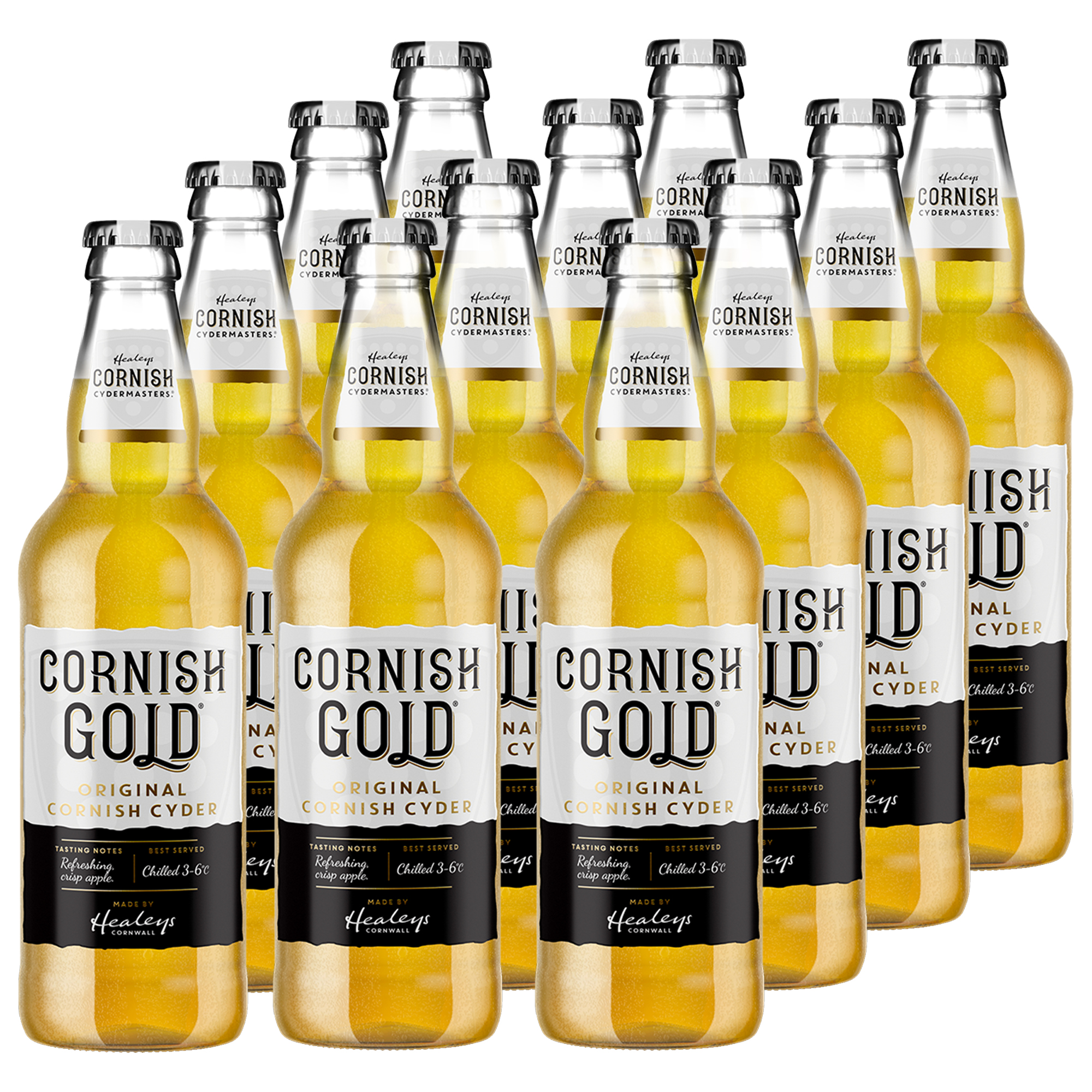 Healeys Cornish Gold Original Cyder 12x500ml
