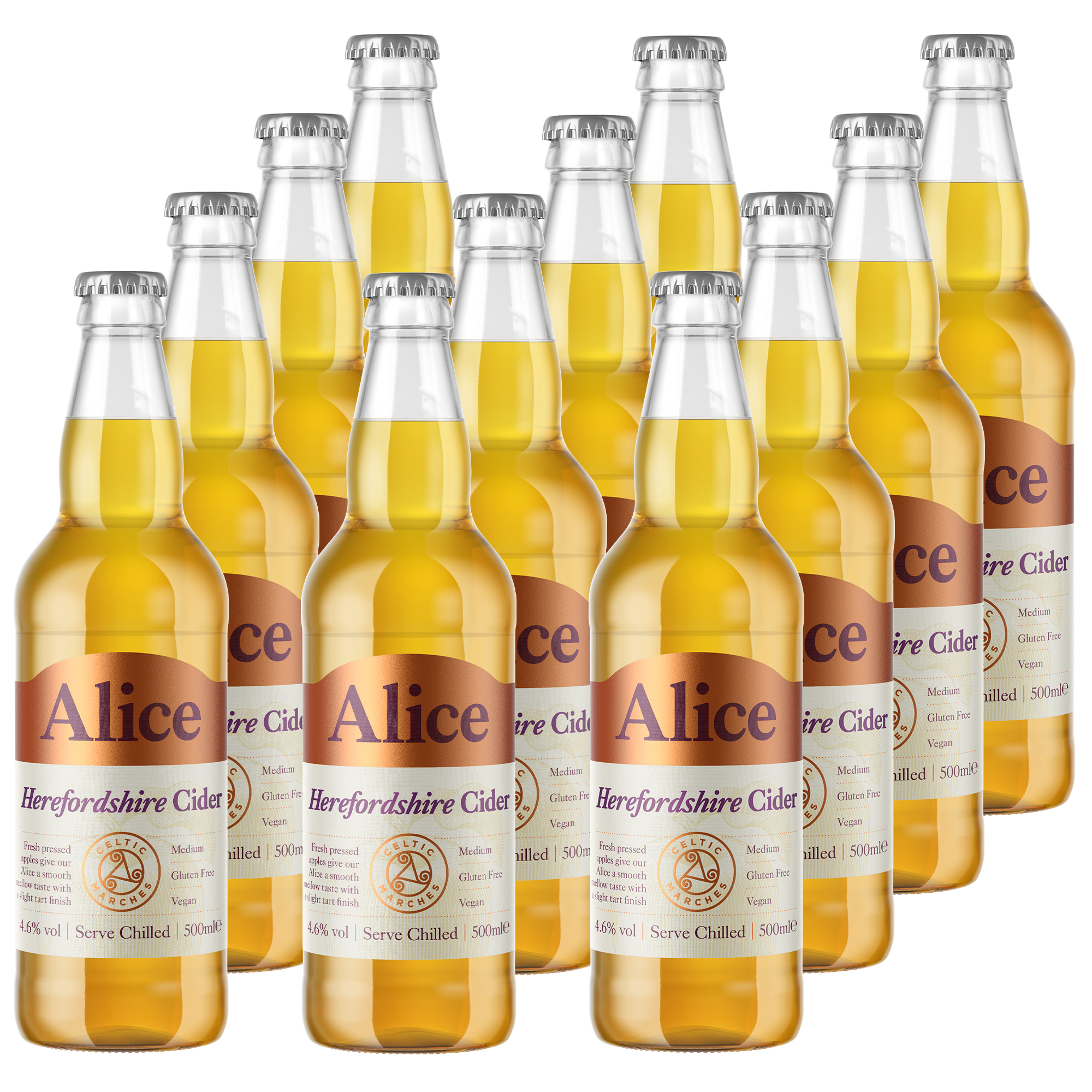 Celtic Marches Slack Alice Cider 12x500ml Celtic Marches Slack Alice Cider 12x500ml