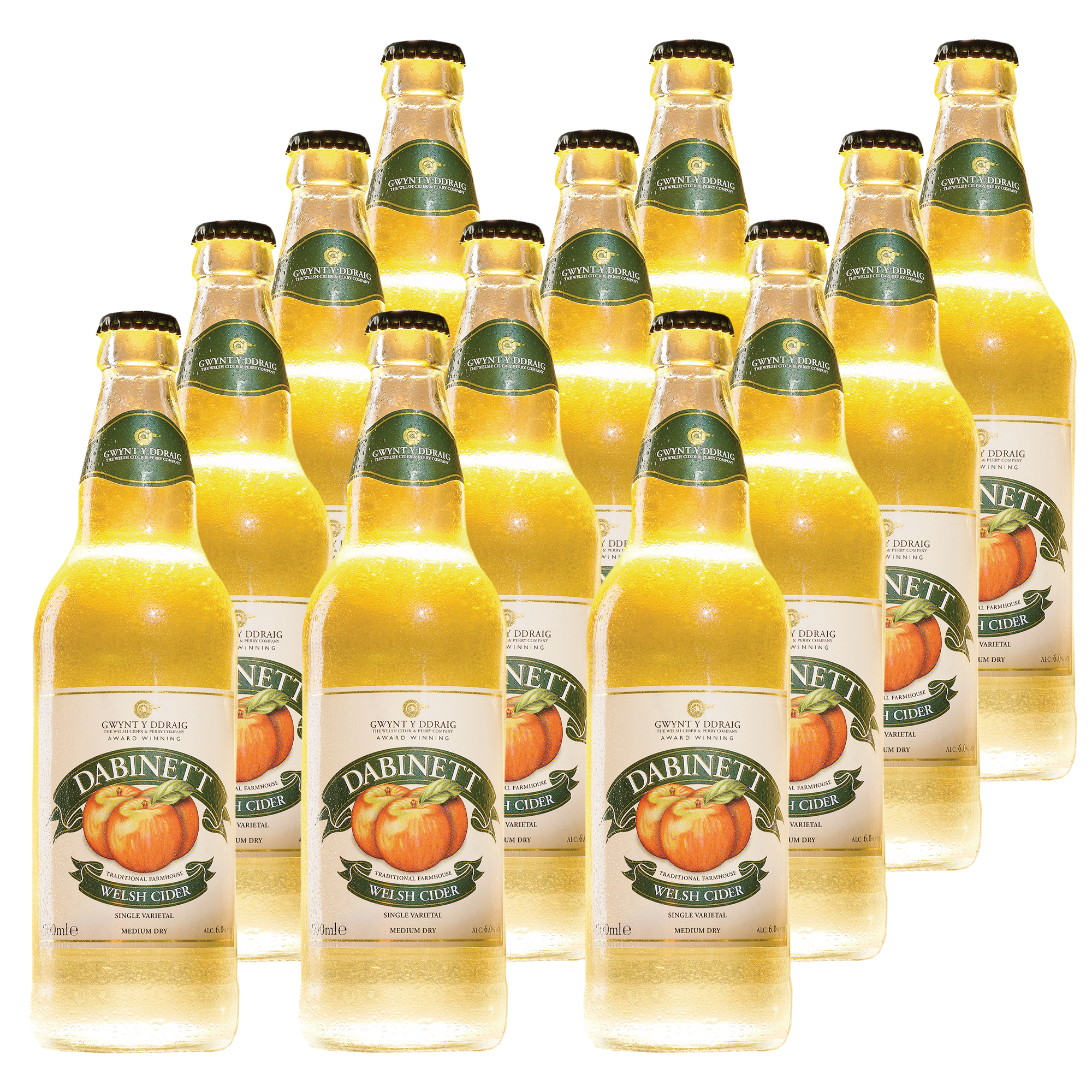 Gwynt y Ddraig Dabinett Cider 12x500ml Gwynt y Ddraig Dabinett Cider 12x500ml