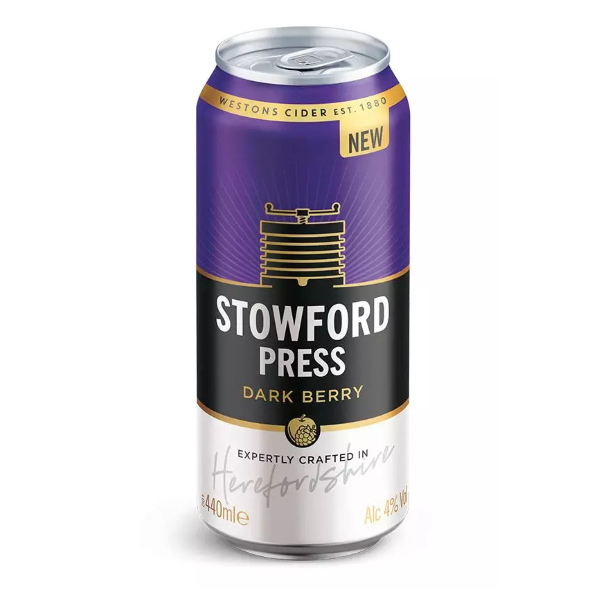 Henry Weston’s Stowford Press Dark Berry Cider 440ml Dose