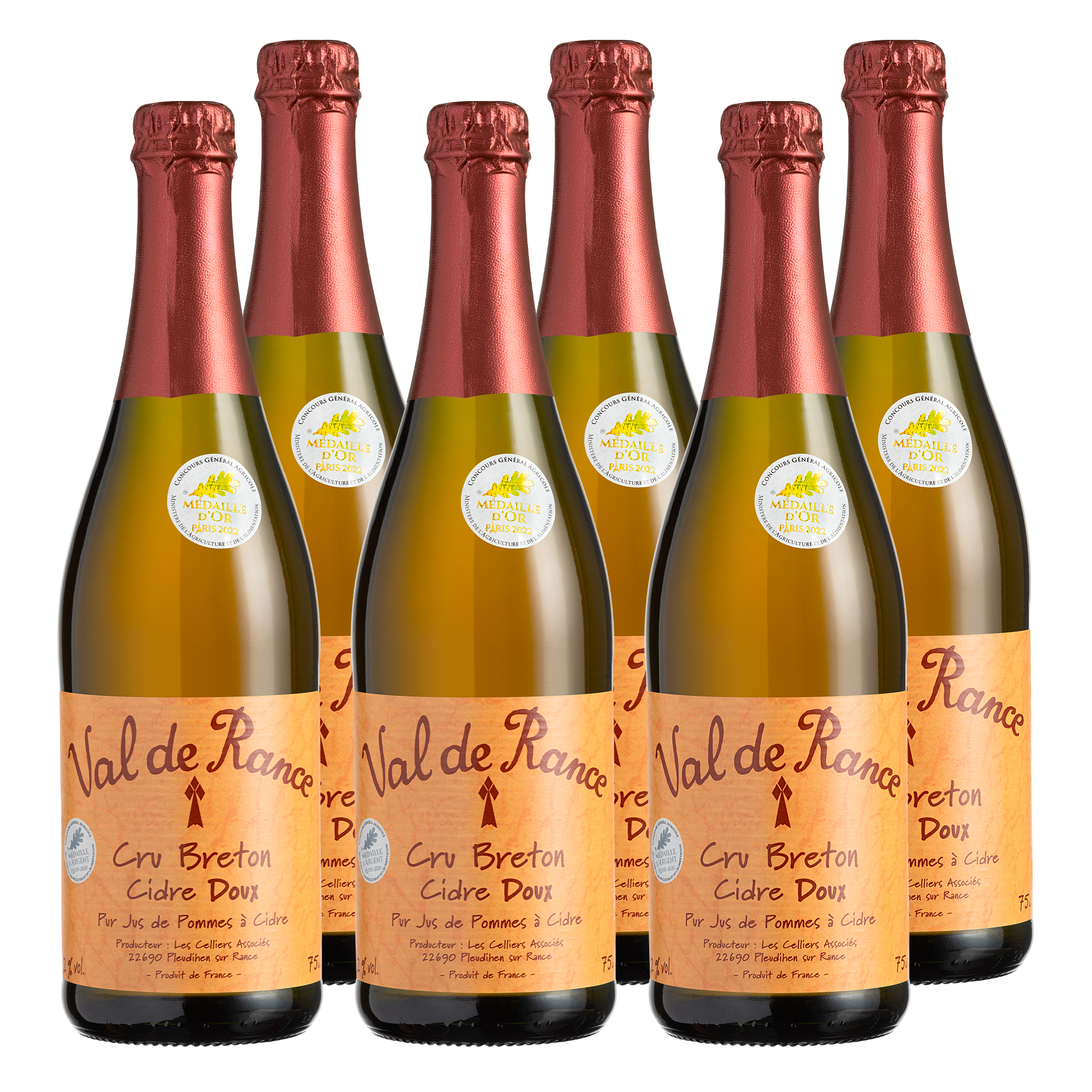 Val de Rance Cru Breton Cidre Doux 6x750ml Val de Rance Cru Breton Cidre Doux 6x750ml