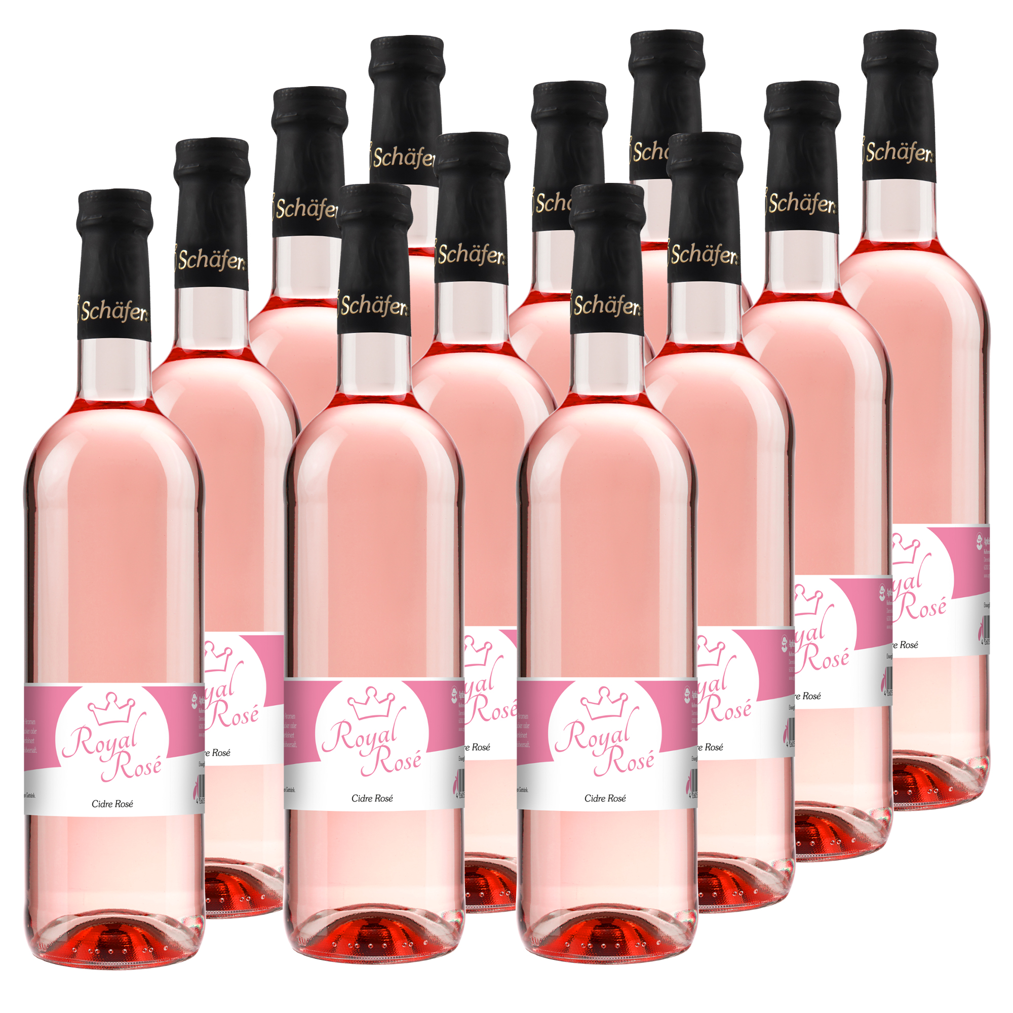 Schäfers Royal Rosé Cidre - Apfelcidre mit Johannisbeeren 12x750ml Schäfers Royal Rosé Cidre - Apfelcidre mit Johannisbeeren 12x750ml