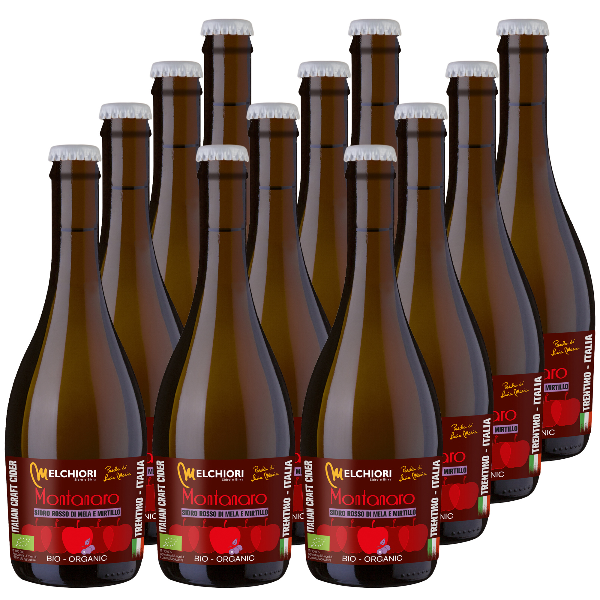 Melchiori Red Montanaro Organic Blueberry Cider 12x500ml Melchiori Red Montanaro Organic Blueberry Cider 12x500ml