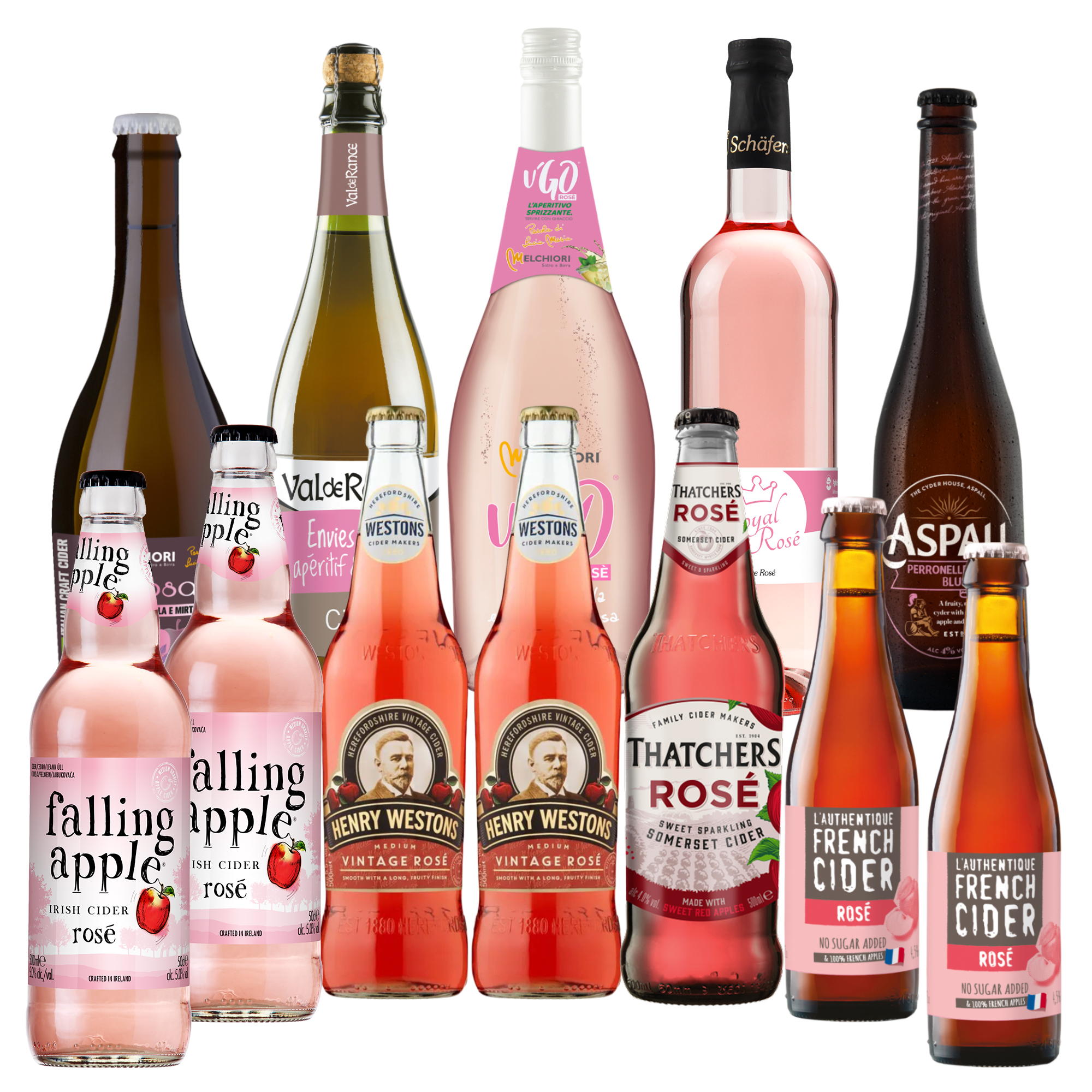 Unser Rosé Probierpaket - 12 Flaschen Unser Rosé Probierpaket - 12 Flaschen