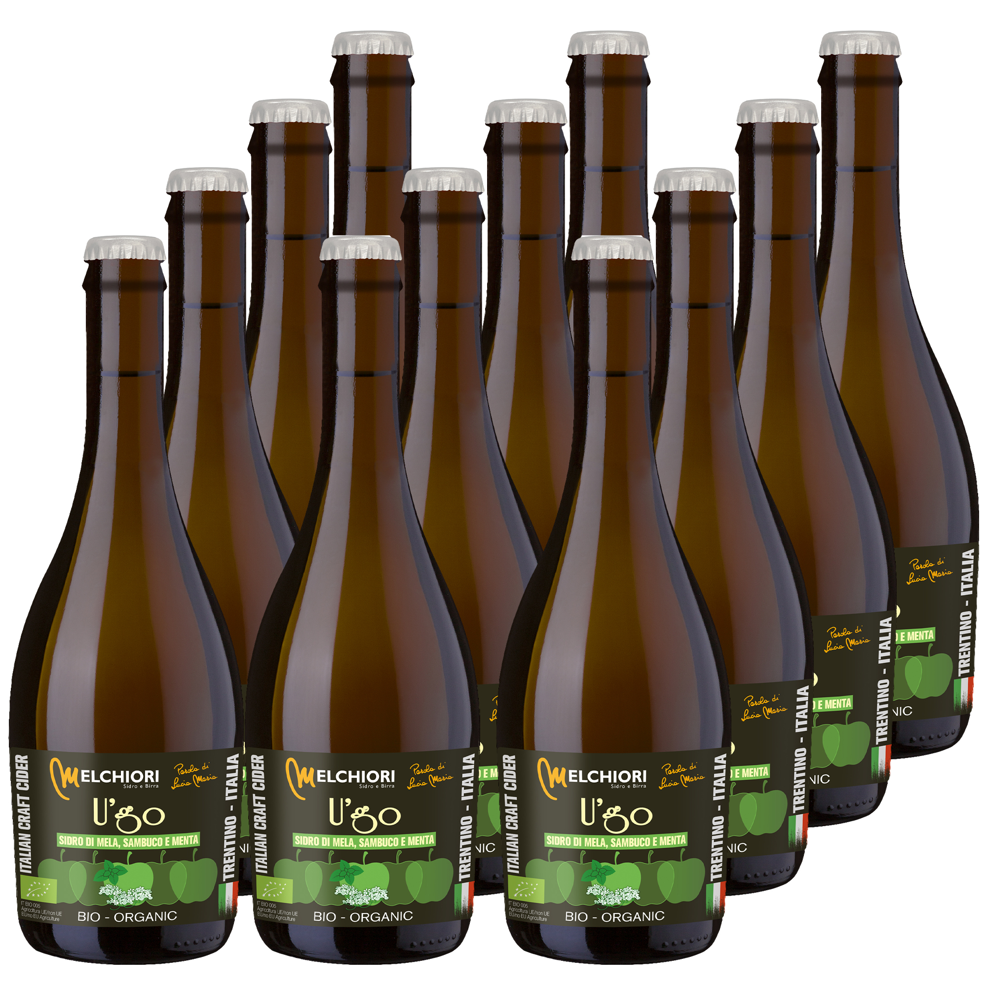 Melchiori U'go Organic Cider 12x500ml Melchiori U'go Organic Cider 12x500ml