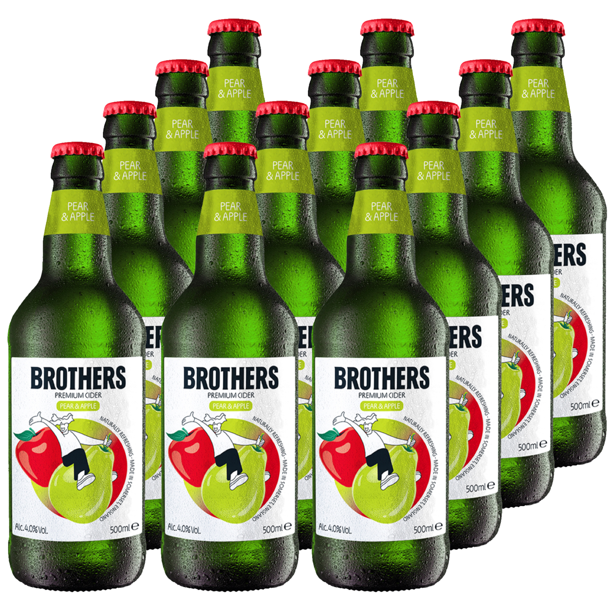 Brothers Pear & Apple Cider 12x500ml Brothers Pear & Apple Cider 12x500ml