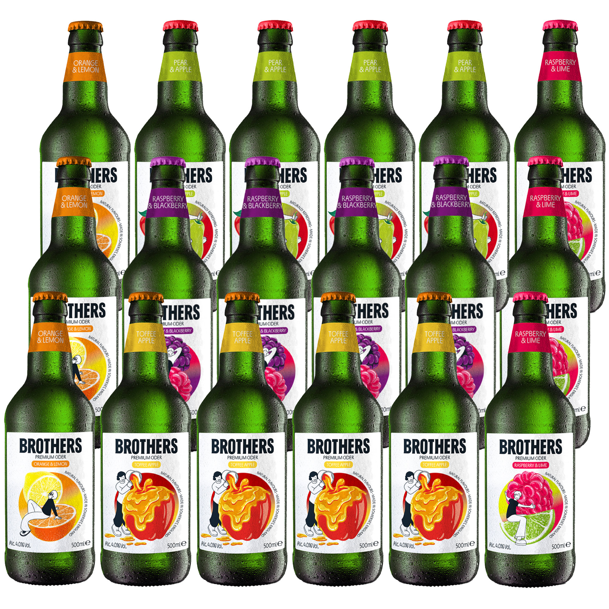 Brothers Big Cider Package 18x500ml