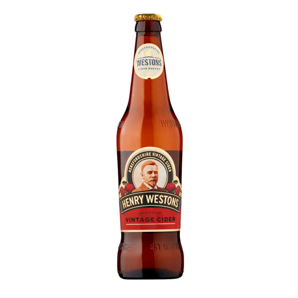Henry Weston’s Medium Dry Vintage Cider 500ml
