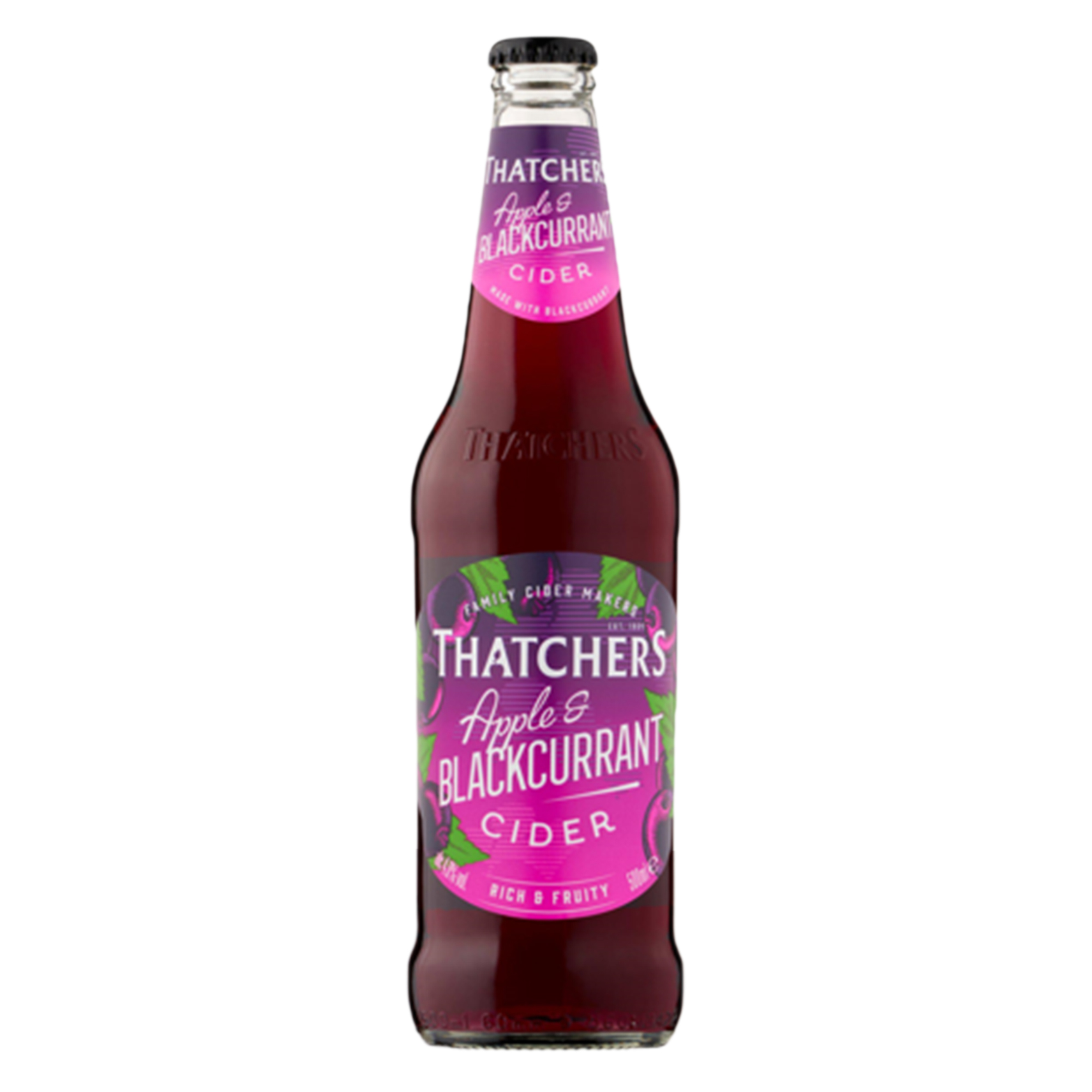 Thatchers Apple & Blackcurrant Cider 500ml Thatchers Apple & Blackcurrant Cider 500ml